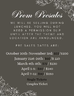 Prom Presales!